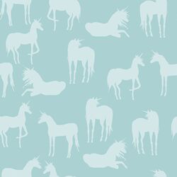 Unicorn Silhouette in Mist