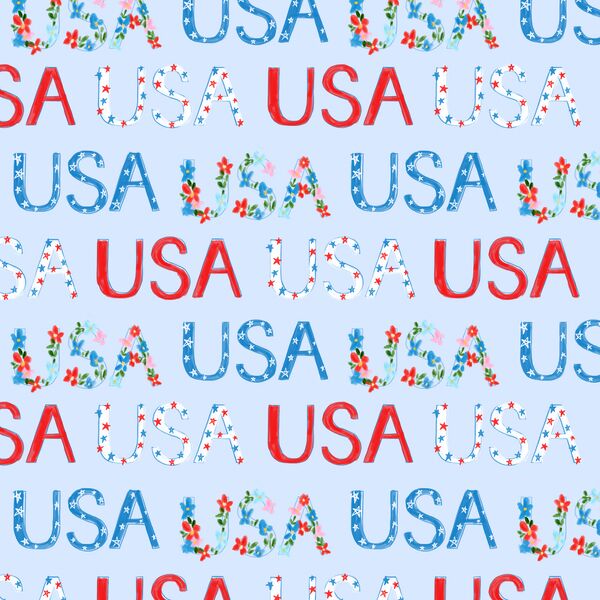 USA in Blue