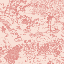 Large Playground Toile in Petal Pink
