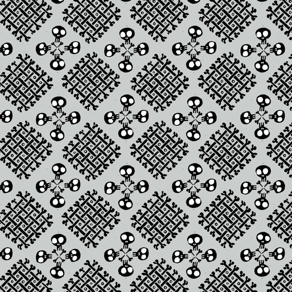 Checker Bone in Gray