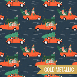 Holiday Haulin' Hounds in Midnight Metallic