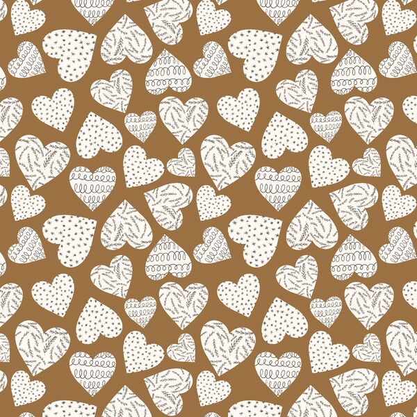 Be Mine Hearts in Golden Glow