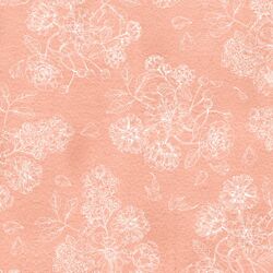 Floral Toile in Coral