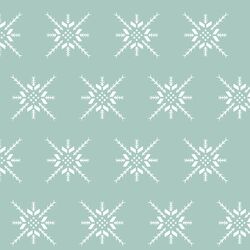 Snowflake Stitch in Aspen