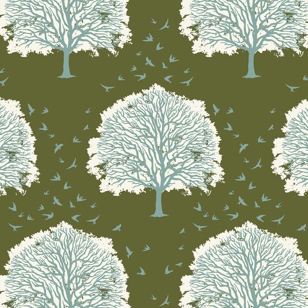 Majestic Oak in Forest Green