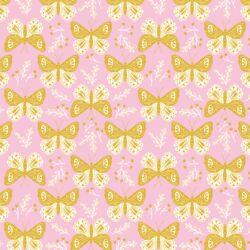 Pretty Butterflies in Pink Rose