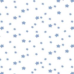 Star Light in Cornflower on White