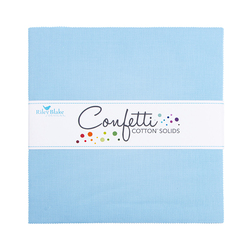 Confetti Cotton 10" Square Pack in Boy Blue