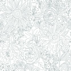 Paperie in Juniper Green on White