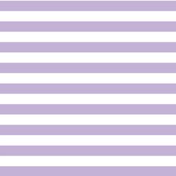 Horizontal Candy Stripe in Lilac