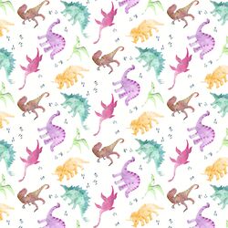 Dinosaurs in Rainbow