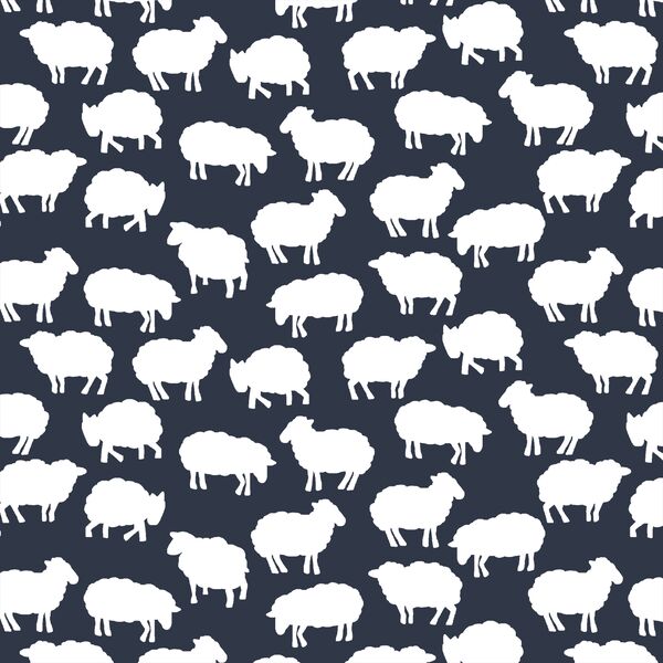 Sheep Silhouette in Eclipse