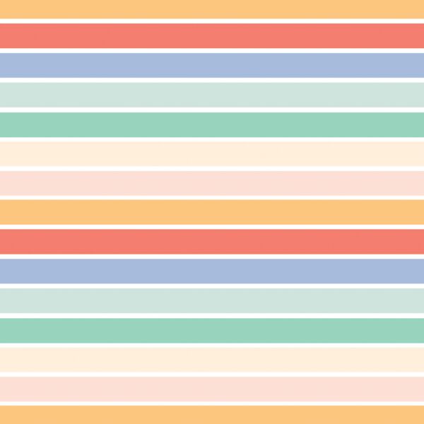 Rainbow Stripes in Summer