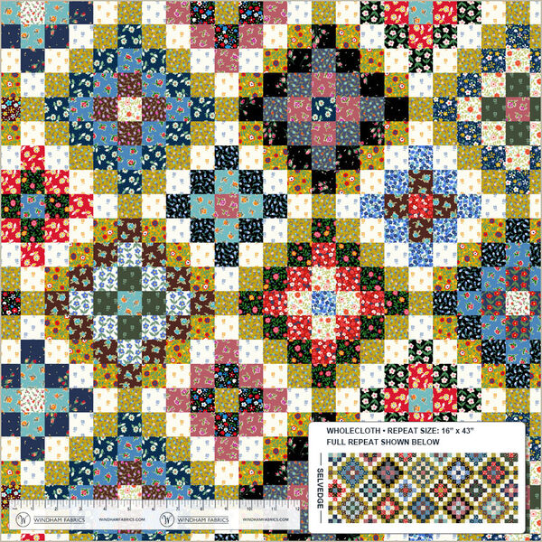 Trip Around the Garden Whole Cloth in Multi
