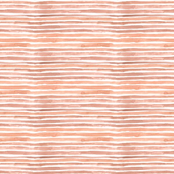 Small Watercolor Wash Stripe in Blush
