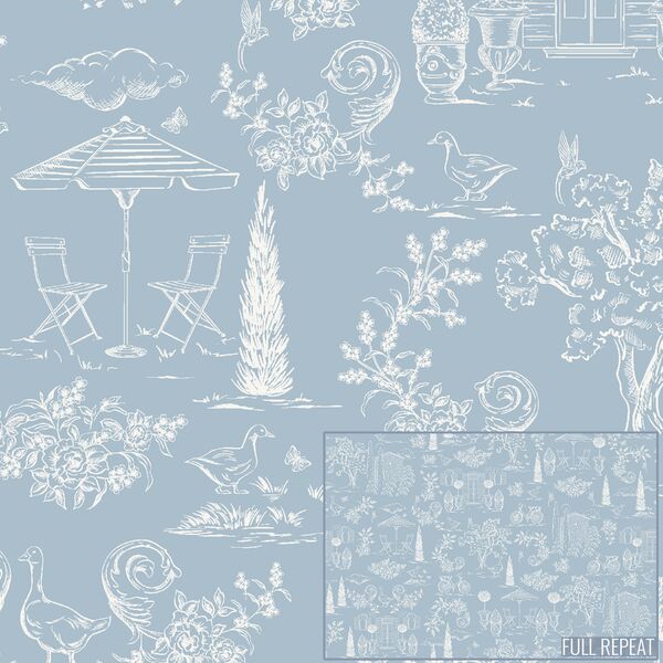 Provence Toile in Reverie Blue