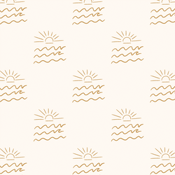 Sunshine in Golden on Cream