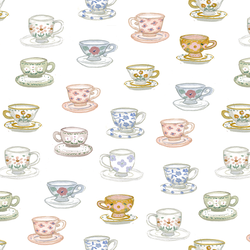 Tea Cups in White