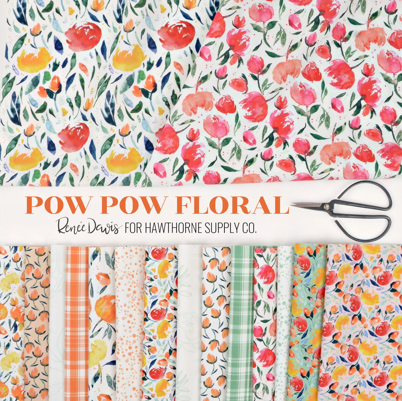 Pow Pow Floral Poster Image