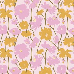 Frilly Floral in Light Lilac
