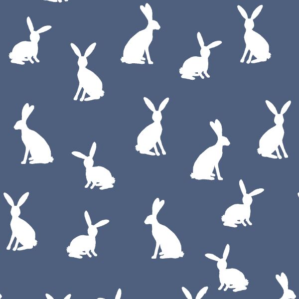 Cottontail Silhouette in Midnight