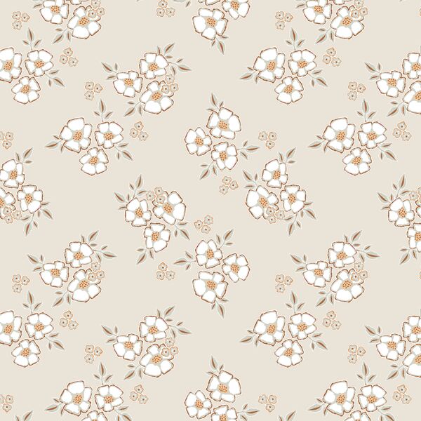 Wildflowers in Cream