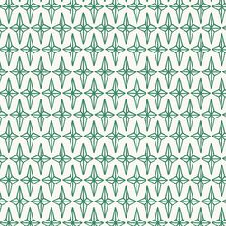 Star in Crisp Green on Cream