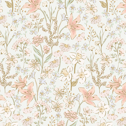 Lily Garden in Pale Mint