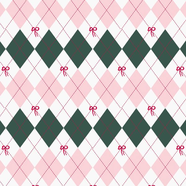 Holiday Argyle in Joyful
