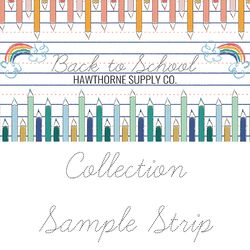 Back to School Sample Strip