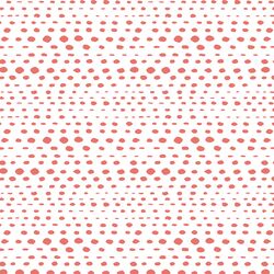 Little Skipping Stones in Living Coral on White