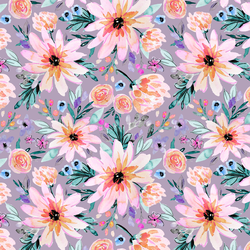 Blaire Floral in Plum