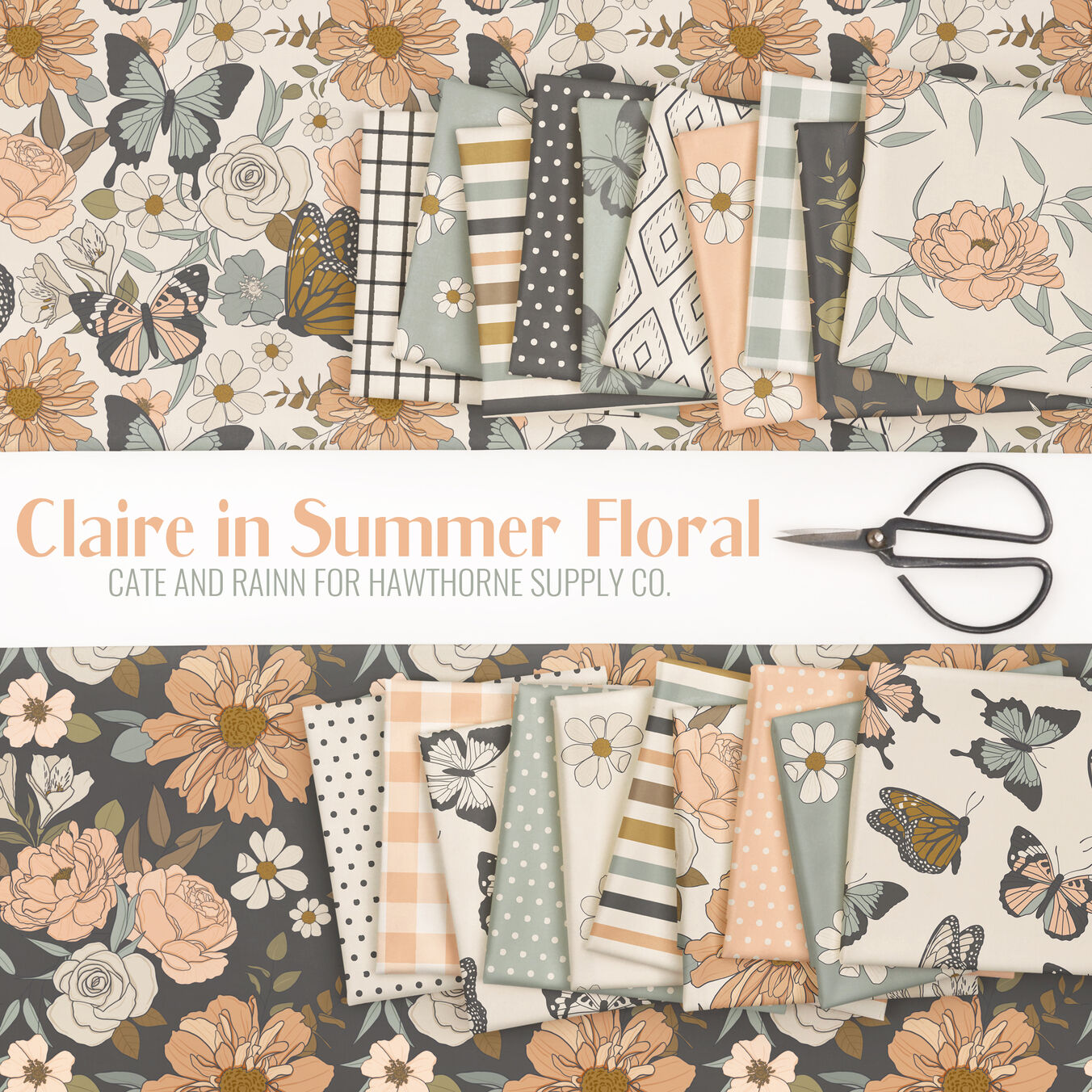 Claire in Summer Floral Poster Image