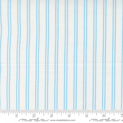 Stitch Stripe in Cream Sky