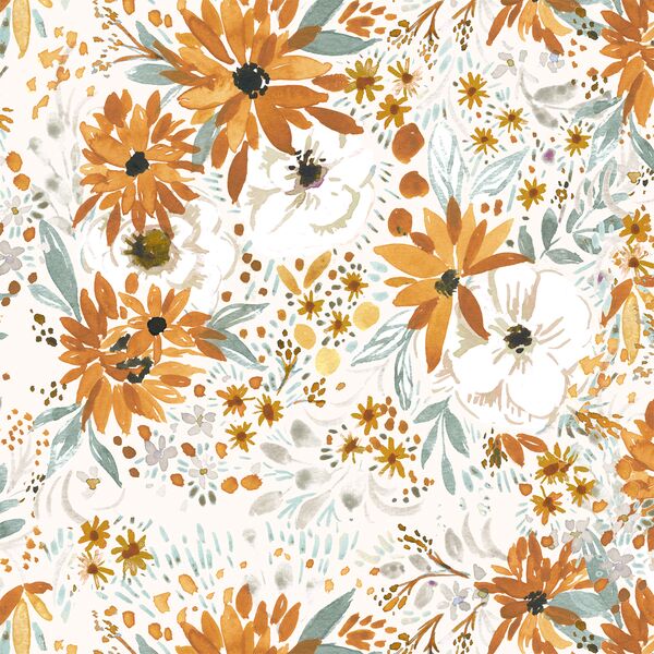 Autumn Sunflower in Meadow