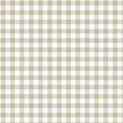 Gingham in Taupe