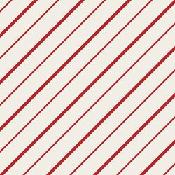 Peppermint Stripe in Christmas Red