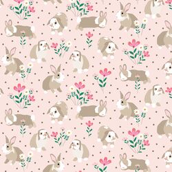 Bunnies in Sweet Pink