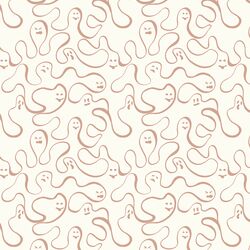 Ghostly Scribbles in Cream