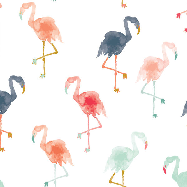 Flamingos in Summer