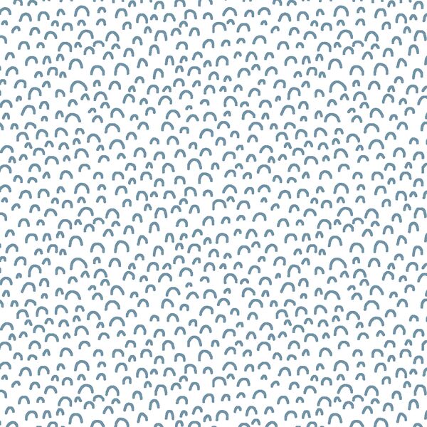 Doodle in Marine on White