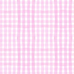 Painted Gingham in Pink Lemonade