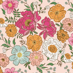 Awaken Floral in Blush Pink