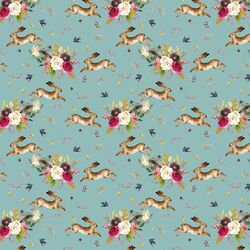 Small Autumn Bunnies in Pool