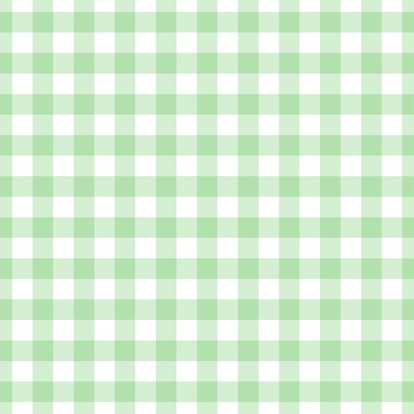 Large Summer Gingham in Leafy Green