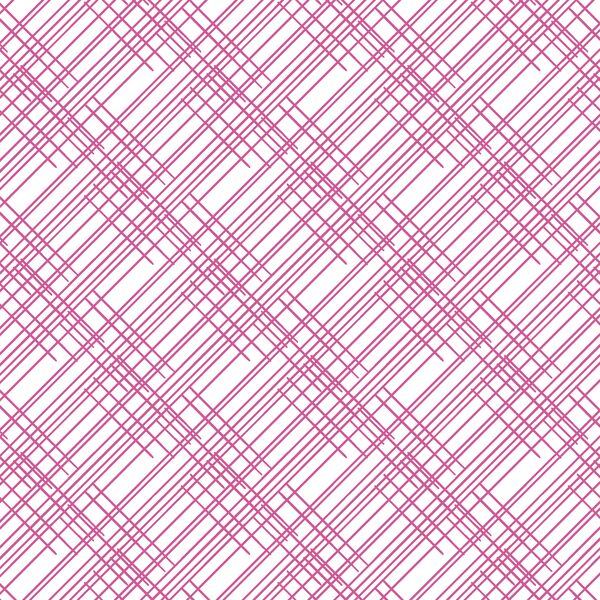 Thatched in Petunia on White