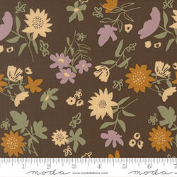 Playful Petals in Coffee