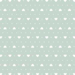 Heart Dots in Spearmint