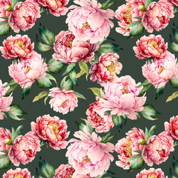 Lovely Blooms in Garden Green
