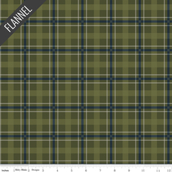 Cretaceous Plaid Flannel in Forest